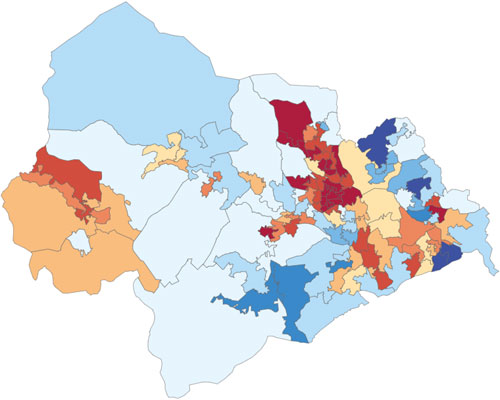 Thumbnail image of part of the Indices of deprivation dashboard