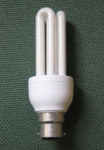 An energy saving light bulb An energy saving light bulb