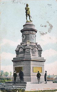 Halifax Soldiers Memorial, unveiled 7th November 1904