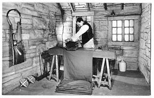 Cropping shop, late 18th century