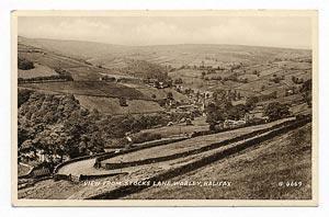 View from Stocks Lane, Warley Halifax