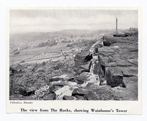 View from The Rocks, showing Wainhouse's Tower