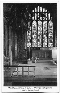 War Memorial Chapel, Duke of Wellington's Regiment Halifax Parish Church