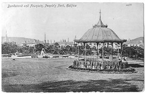 Bandstand and Fountain, People's Park, Halifax