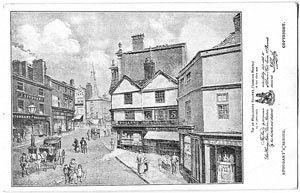 Top of Woolshops Halifax (Looking North)