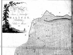 Map of the Town and Township of Halifax