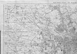 Bacon's Large Scale Plan of Halifax with street index