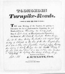 Todmorden Turnpike-Roads