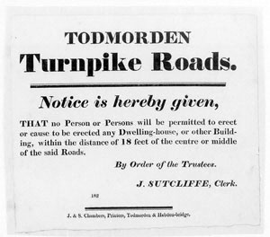 Todmorden Turnpike Roads