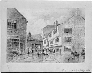 Old Houses, Hall End, Halifax, 1838