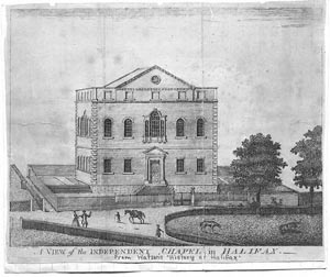 View of the Independent Chapel in Halifax