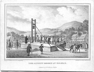 Ancient Gibbet at Halifax