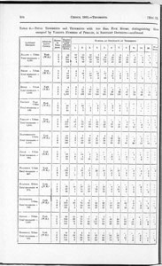 Census of Yorkshire 1891, occupancy of tenements (Document ID: 100550)