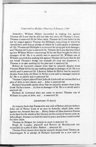 Court held at Halifax Thursday 8 January 1349