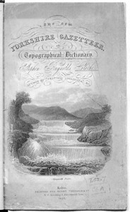 New Yorkshire Gazetteer or Topographical Dictionary, 1828 (Document ID: 100811)