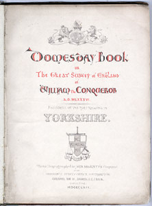Domesday Book, Yorkshire (Document ID: 100822)