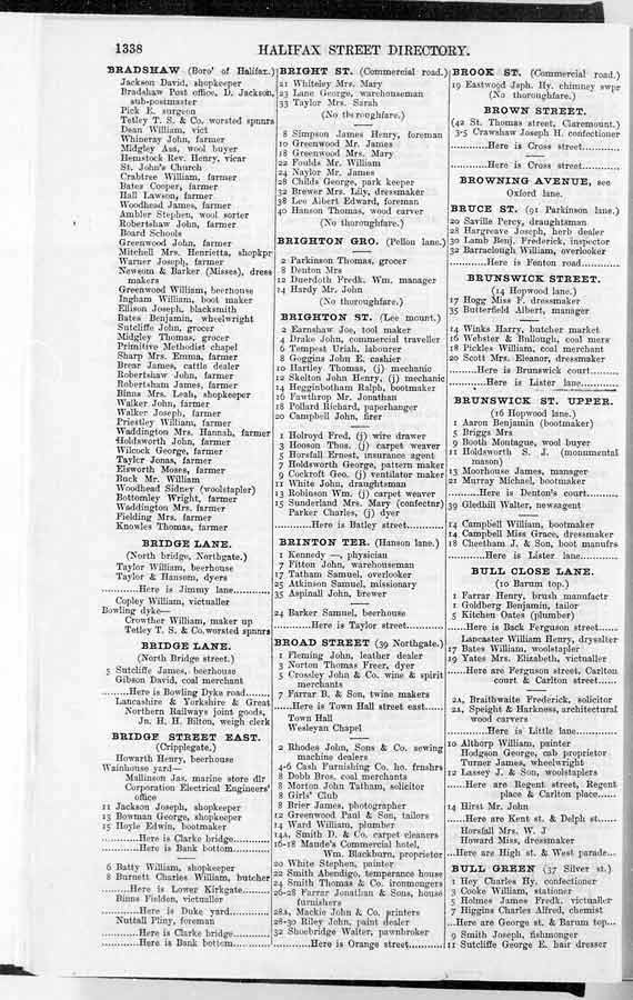 White's Directory Halifax and Neighbourhood 1894-95.