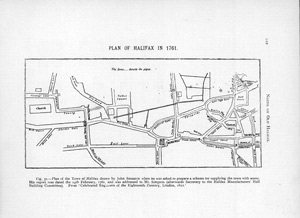 Plan of Halifax in 1761