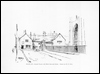 Church Tavern with West Gate and Stocks.