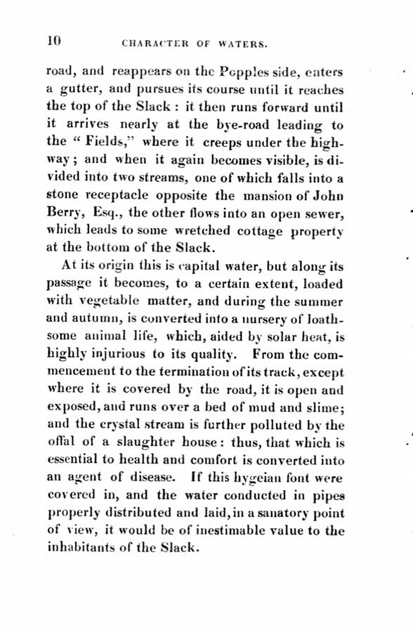 History of the Typhus of Heptonstall-Slack.