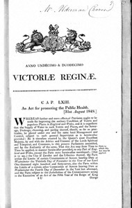 Act of Parliament, 1848