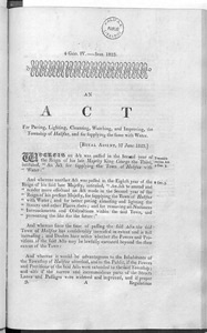 Act of Parliament, 1823