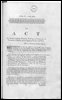 Act of Parliament, 1823.