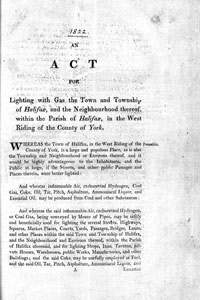Act of Parliament, 1822