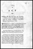 Act of Parliament, 1822.