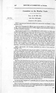 Minutes of Evidence Taken Before the Woollen Trade Committee 1806 (Document ID: 100971)