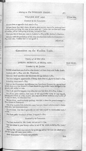 Minutes of Evidence Taken Before the Woollen Trade Committee 1806 (Document ID: 100972)