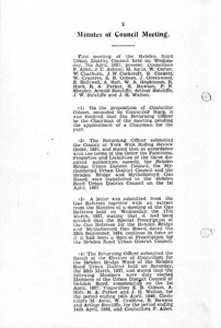 Hebden Royd Urban District Council Minutes, April 7 1937