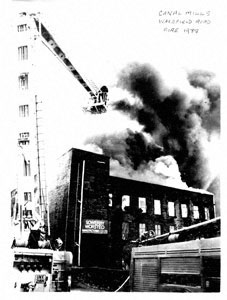 Canal Mills Wakefield Road Fire 1988