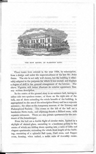 Engraving of the New Assembly Rooms, Harrison Lane, Halifax