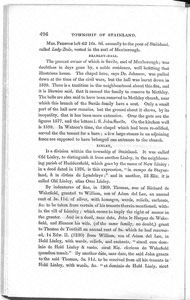 Description of 16th century chapel at Bradley Hall, Stainland, West Yorkshire