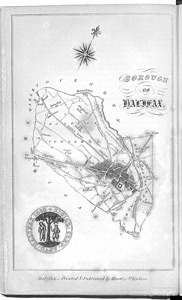 Map of Borough of Halifax 1662