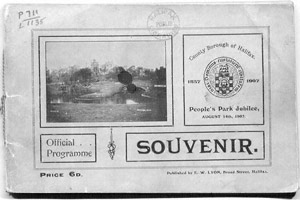 County Borough of Halifax 1857-1907 People's Park Jubilee August 14th 1907 Souvenir