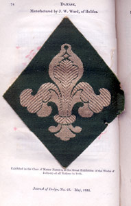 Damask Manufactured by J W Ward of Halifax