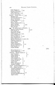 Parish Registers of Halifax - Volume 2 Marriages & Burials 1538 to 1593 (Document ID: 101137)