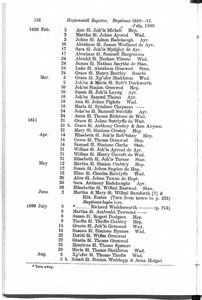 Parish Registers of Heptonstall 1593-1660 - Vol 1 Baptisms 1610-1611