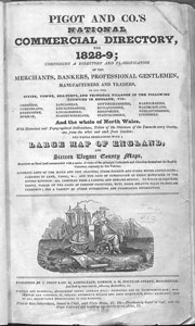 National Commercial Directory for 1828-9: title page
