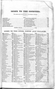 National Commercial Directory for 1828-9: Index of places