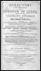 Directory of Leeds and the Clothing District of the West Riding: Title page.