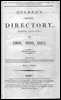 Holden's Directory for 1809: Title page.