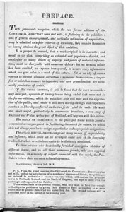 Commercial Directory for 1818: Preface