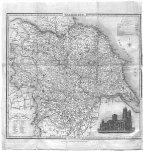 Directory of Yorkshire: Map of Yorkshire showing Ridings and with references to the Wapentakes