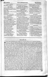 Directory of Yorkshire: Halifax, with the Townships of North and South Owram and Neighbourhoods
