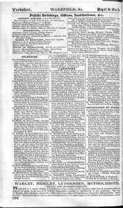 Pigot and Co's Commercial Directory 1834: Warley, Midgley, Luddenden, Mytholmroyd, Cragg, and Neighbourhoods