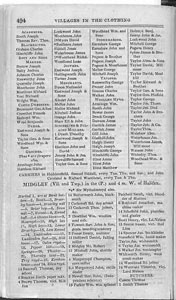 Directory of Leeds, York and the Clothing District of Yorkshire: Midgley