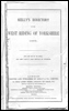 Kelly's Directory of the West Riding of Yorkshire Book 1 1893: Title page.